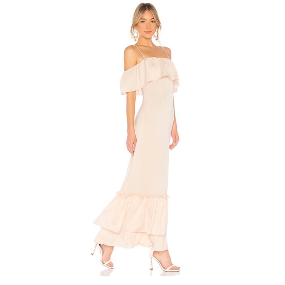 REVOLVE tiered ruffled gown NEW with tags - Picture 1 of 4